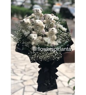 peluş ayıcıklı buket